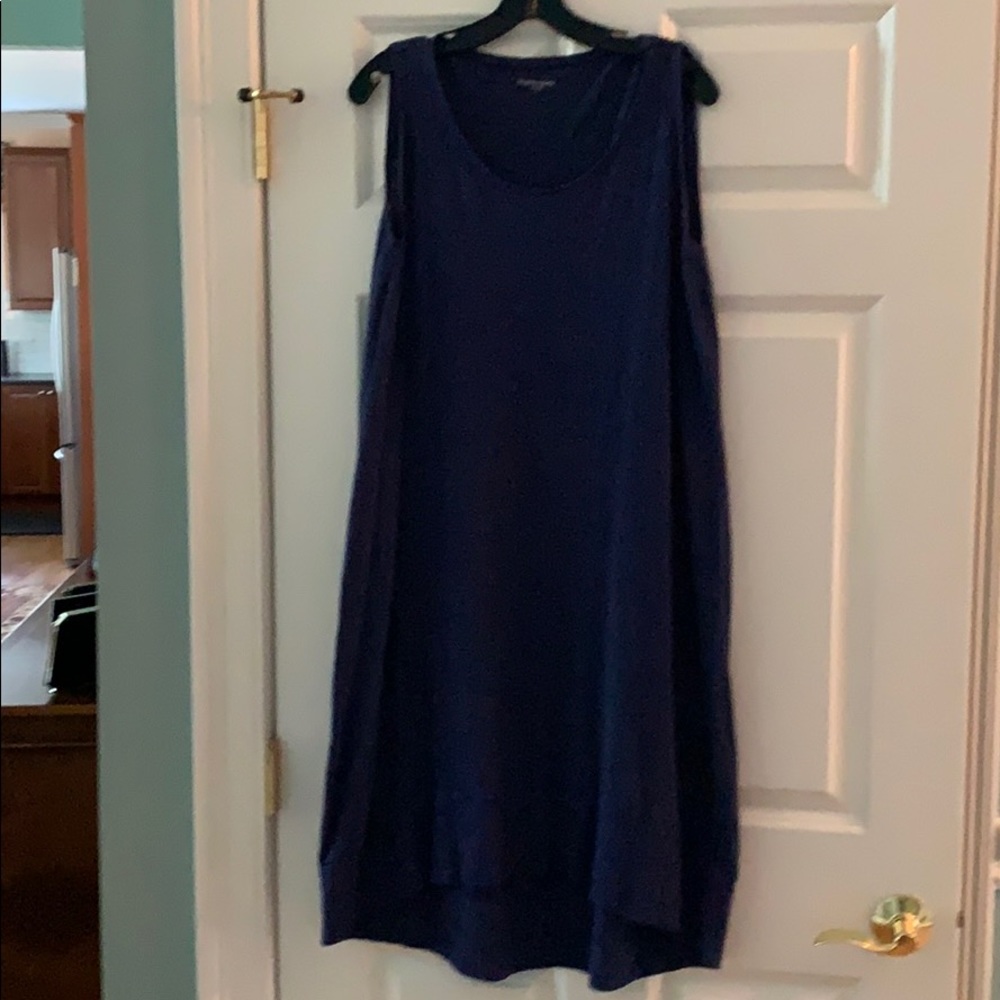 Eileen Fisher Mid Length Sleeveless Linen Dress